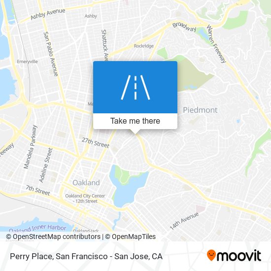 Perry Place map