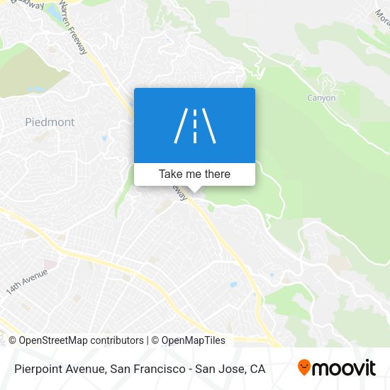 Mapa de Pierpoint Avenue