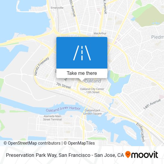 Preservation Park Way map