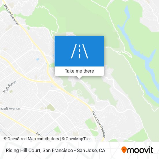 Mapa de Rising Hill Court