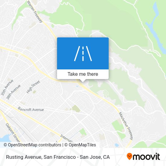 Mapa de Rusting Avenue