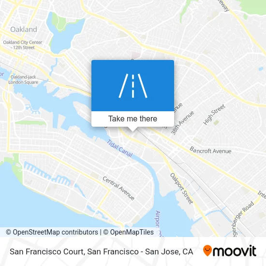 San Francisco Court map