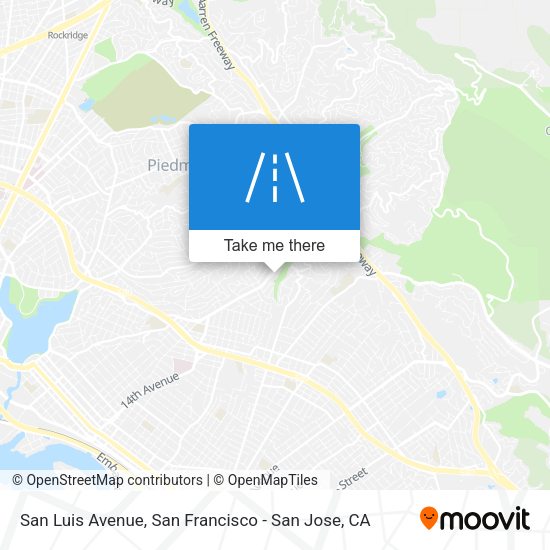 Mapa de San Luis Avenue