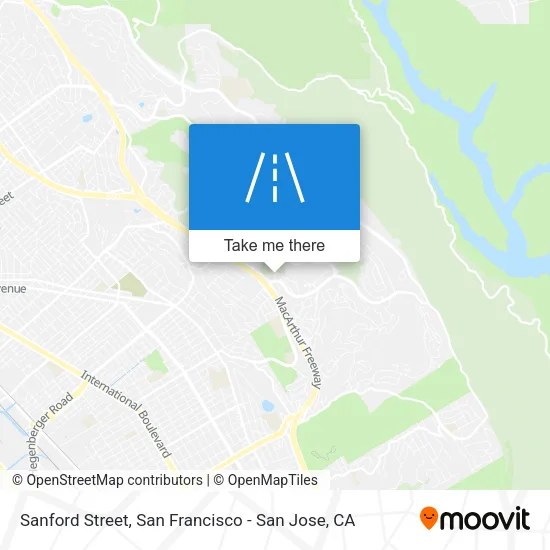 Sanford Street map