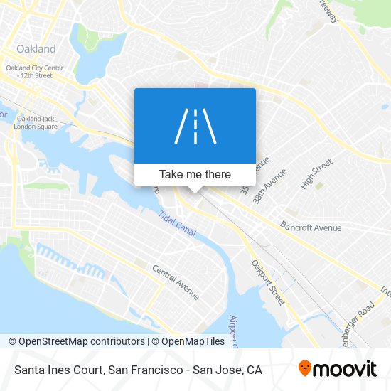 Santa Ines Court map