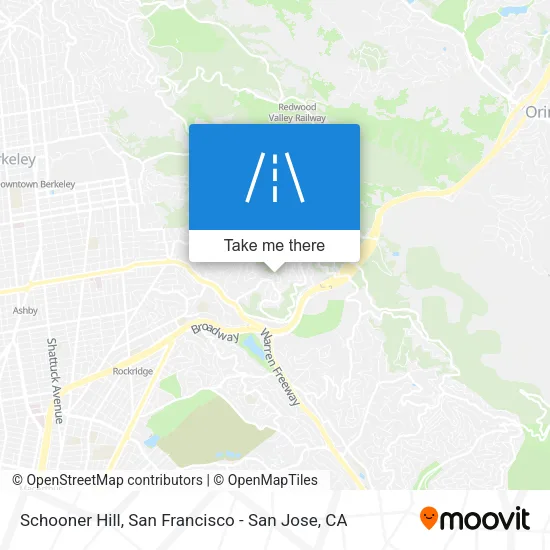 Mapa de Schooner Hill