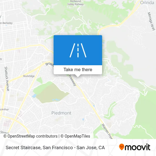 Secret Staircase map