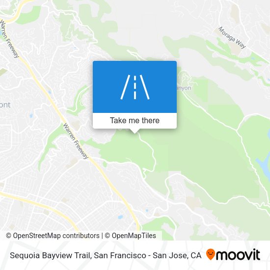 Sequoia Bayview Trail map