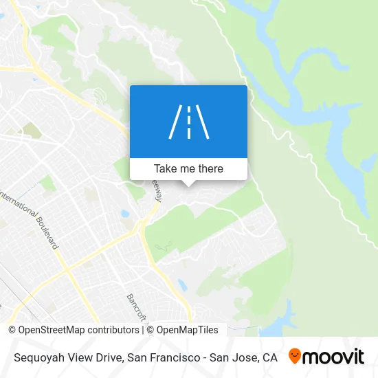 Sequoyah View Drive map
