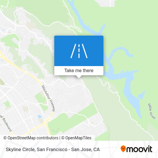 Skyline Circle map