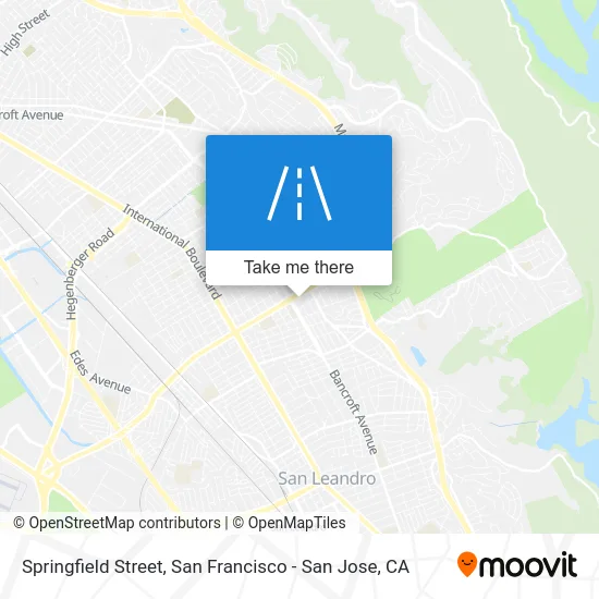 Springfield Street map