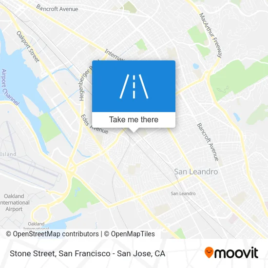 Stone Street map