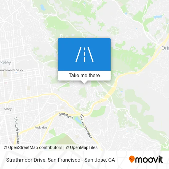 Strathmoor Drive map