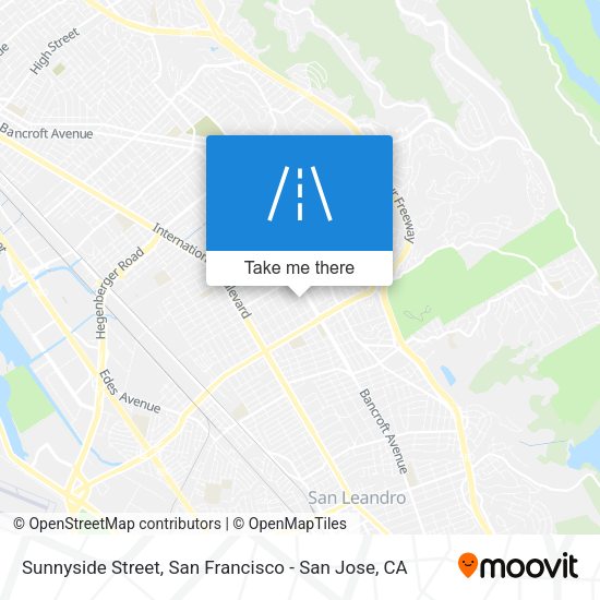 Sunnyside Street map