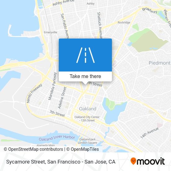 Mapa de Sycamore Street