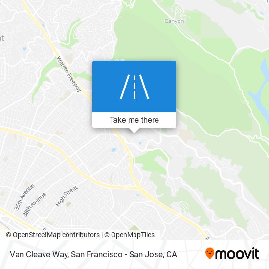 Van Cleave Way map