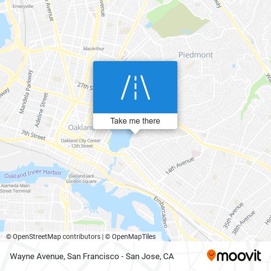 Mapa de Wayne Avenue