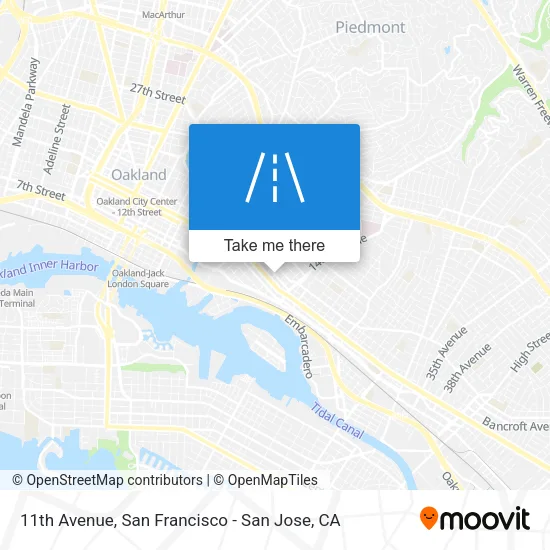 11th Avenue map