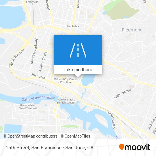 15th Street map