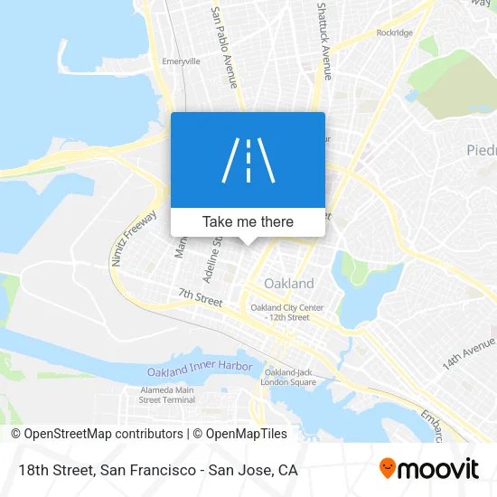 18th Street map