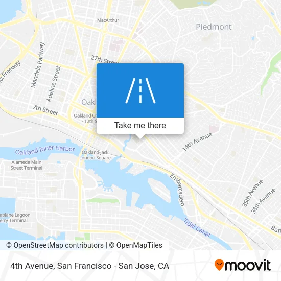 4th Avenue map