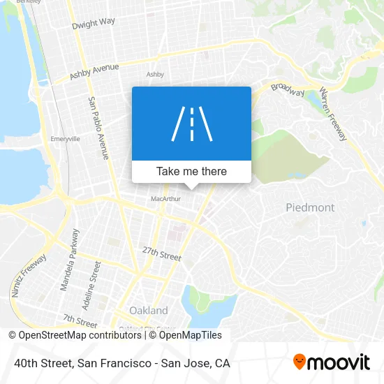 40th Street map