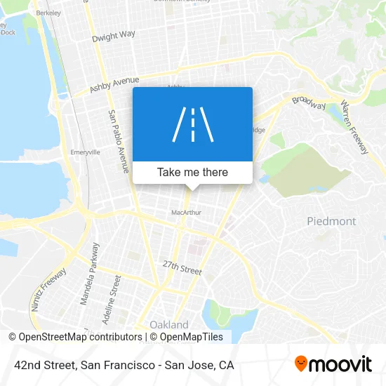 42nd Street map
