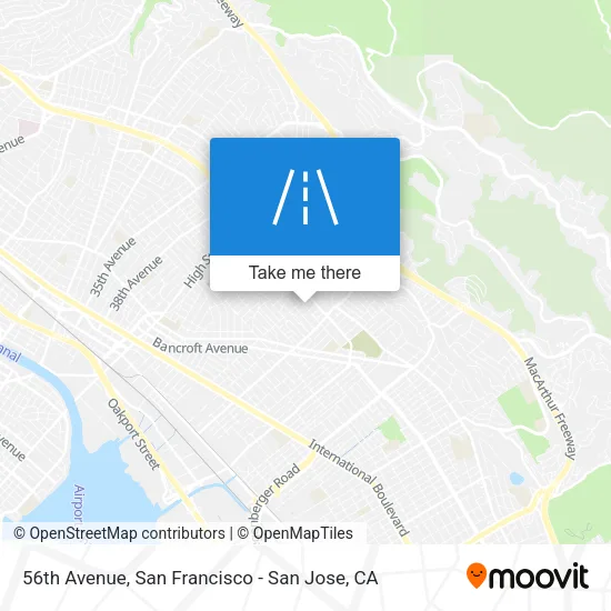 56th Avenue map