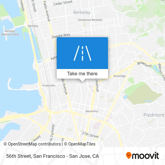 56th Street map