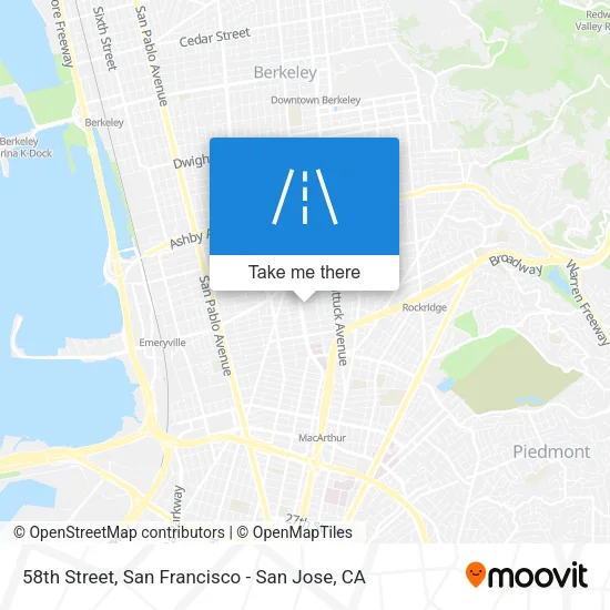 58th Street map