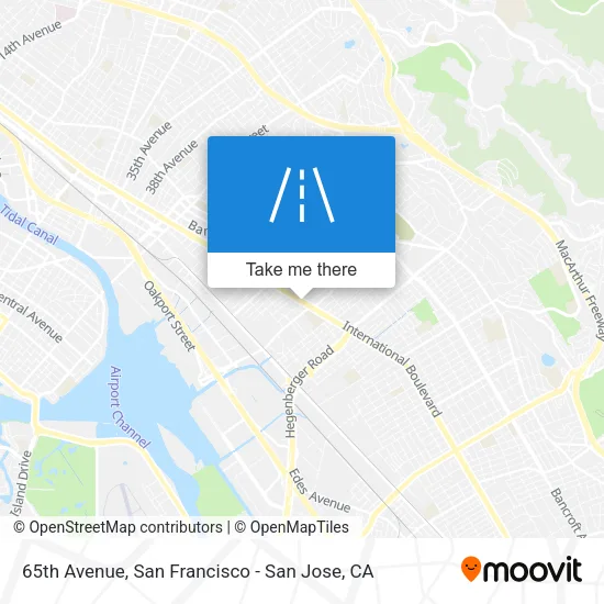 65th Avenue map