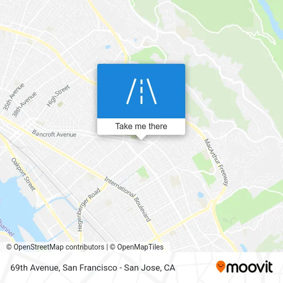 69th Avenue map