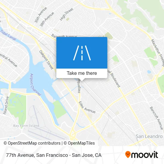 77th Avenue map