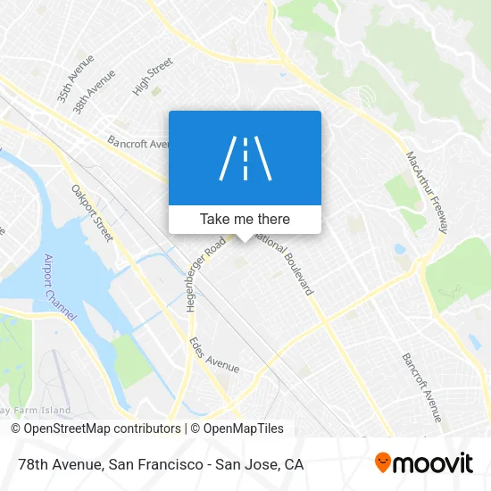 78th Avenue map