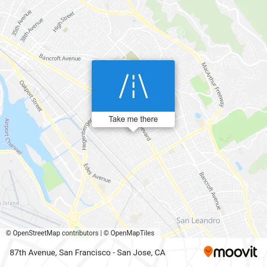 87th Avenue map