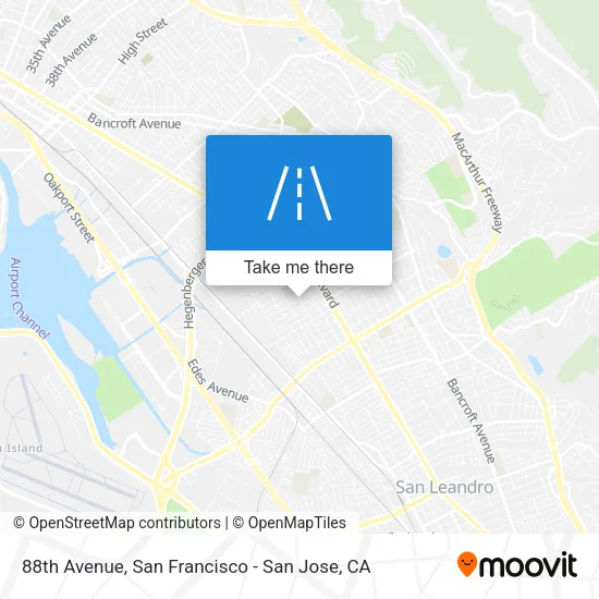88th Avenue map