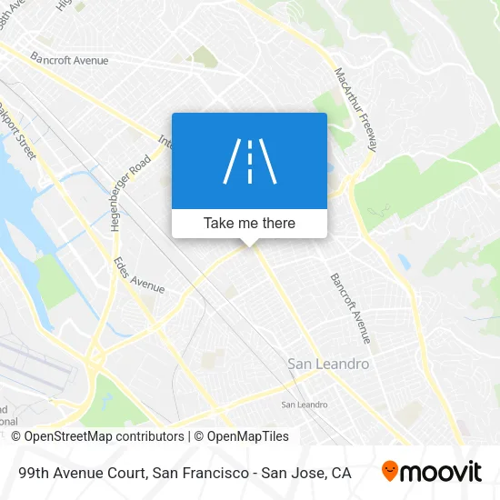 99th Avenue Court map