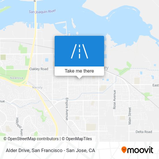 Mapa de Alder Drive