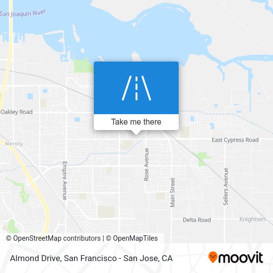 Mapa de Almond Drive