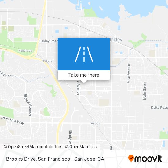 Mapa de Brooks Drive