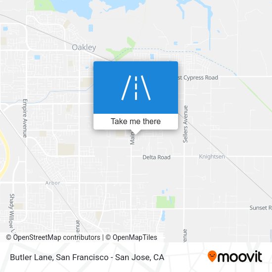 Mapa de Butler Lane