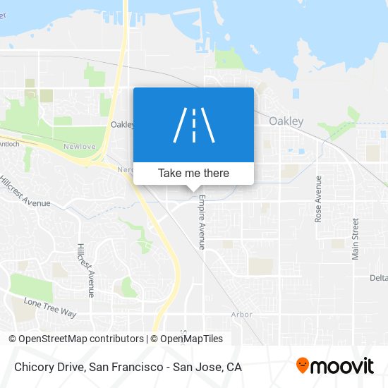 Chicory Drive map