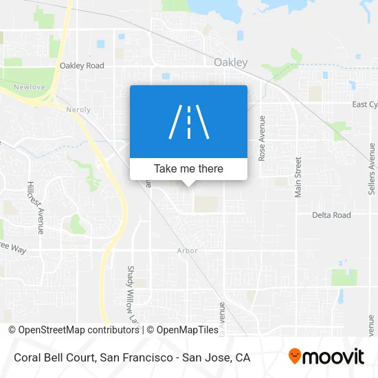 Coral Bell Court map