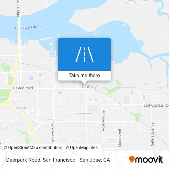 Deerpark Road map