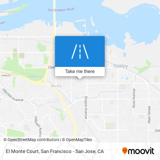 El Monte Court map