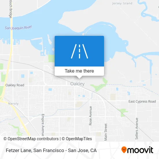 Fetzer Lane map