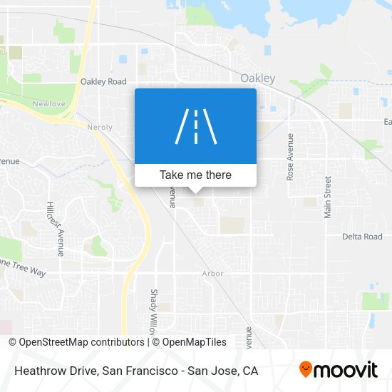 Mapa de Heathrow Drive