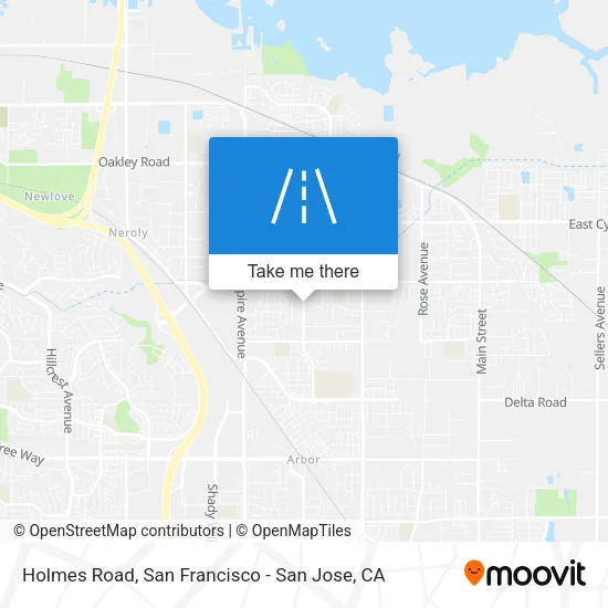 Mapa de Holmes Road