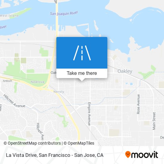 La Vista Drive map