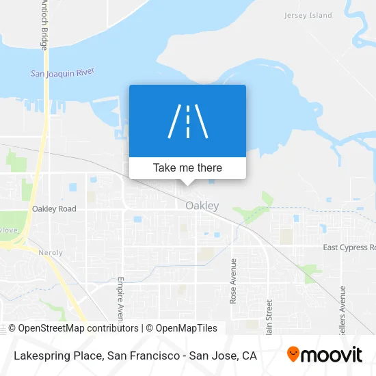 Lakespring Place map